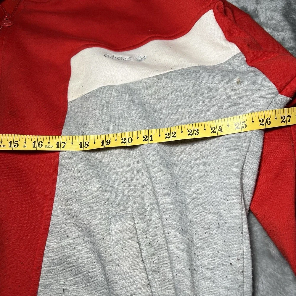 Adidas Sweater Men Size XL Trefoil Color Block Sweatshirt 90s Vintage